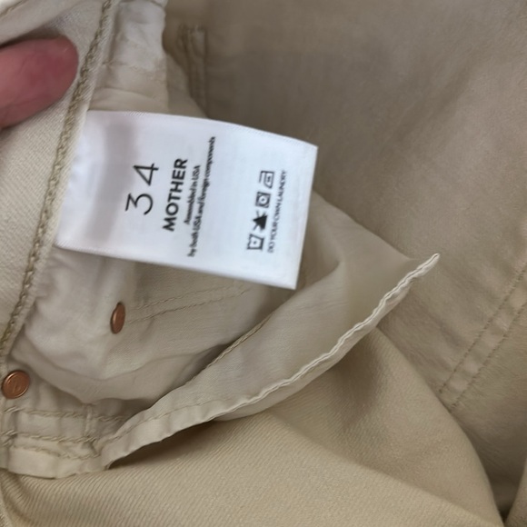 Mother The Weekender Sneak Play Date Jeans Sz 34 - Picture 10 of 11